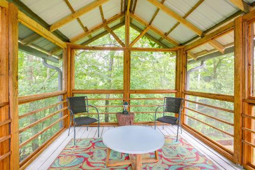 1 Mi to Burr Oak Lake Home with Deck and Patio!