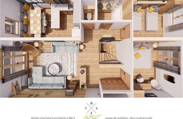 10m from ski slopes, 1st floor, tv, ski locker, 82m², Tignes