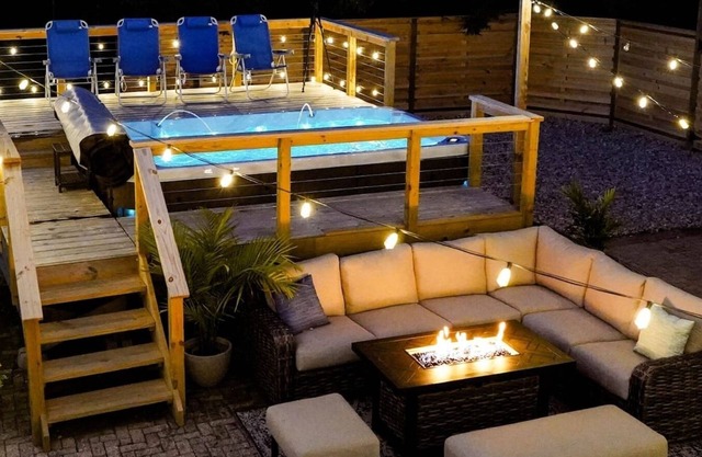 12p Hot tub, Rock Climb Wall, Pickleball, B-ball