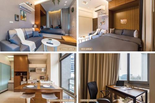 1B1b Cinema, Kitchen, Bathtub, Desk, 1.5min to MRT 1房1衛 家庭戲院、廚房、浴缸、書桌，1.5分到市府捷運