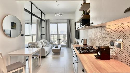 1BR Apartment with Burj Khalifa View in Dubai Hills by Bhavan Vacation Homes