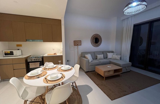 1BR Dubai Creek Harbour- Pool-Beach-Marina-DT View