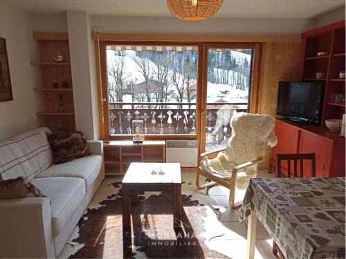 2 pièces avec balcon et garage, idéal 4 pers, juste 200m des télécabines - FR-1-458-255