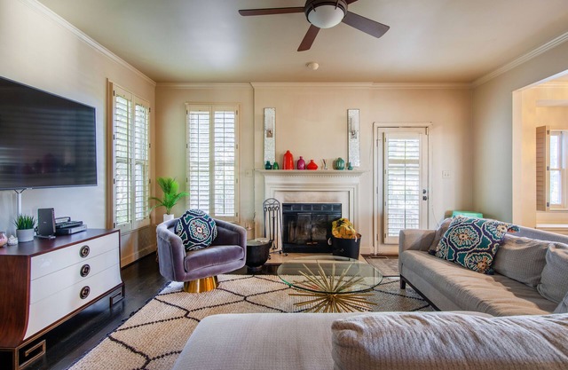 2023 Renovation. Boho Zen + Chic North Arlington. Great Location. Safe. Quiet