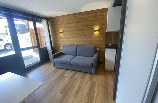 280m from ski slopes, Ground floor, balcony, tv, ski locker, 23m², Alpe d'Huez