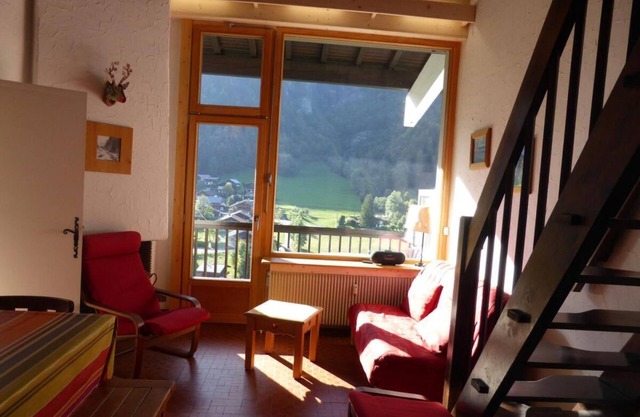 2nd floor, view mountain, balcony, tv, 60m², Les Contamines-Montjoie