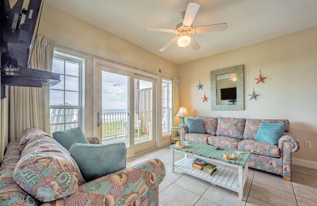 2nd-floor oceanfront condo with outdoor pool, hot tub, private waterfront balcony