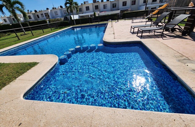 3-bed 2 bath house in Mazatlan with a refreshing pool, AC, WiFi. Enjoy your stay