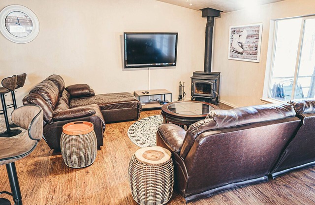 3 Kings + Bunkroom, Karaoke, Wood Stove on fenced 2.5 acre pine tree filled lot