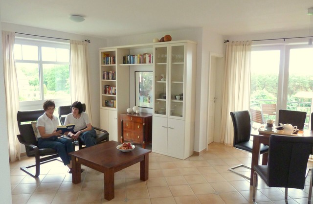 3-room apartment, 61sqm, swimming pool u. Sauna about 8 minutes to the beach, WiFi