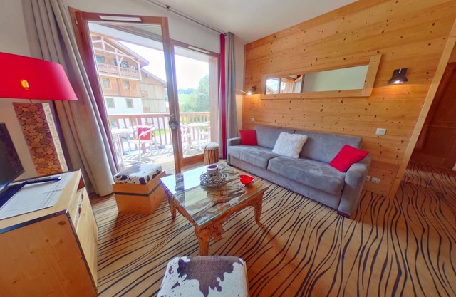 3-Room Apartment in Les Saisies - Pool, Jacuzzi, Fitness