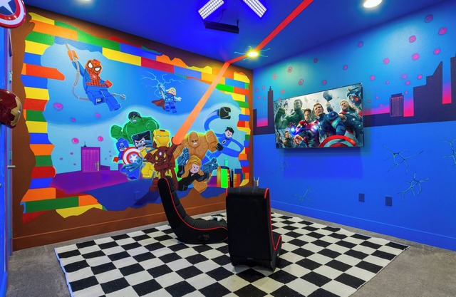 3BR/3BA Villa Private Pool+Themed Room+GameRoom