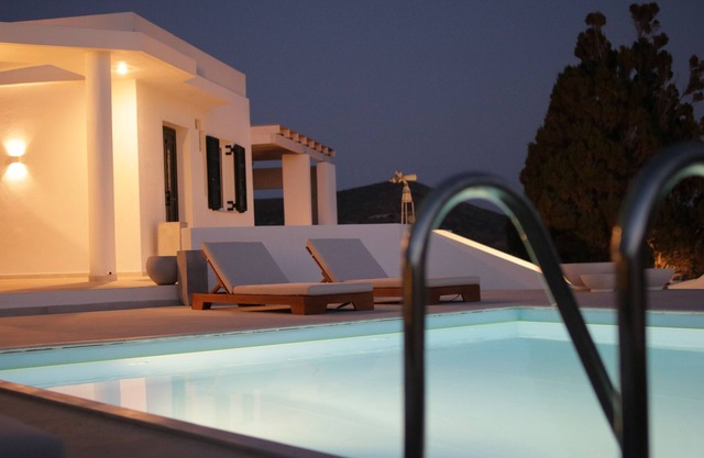 4-Bedroom Villa in Milos with a View of the Port located near the town of Adamas