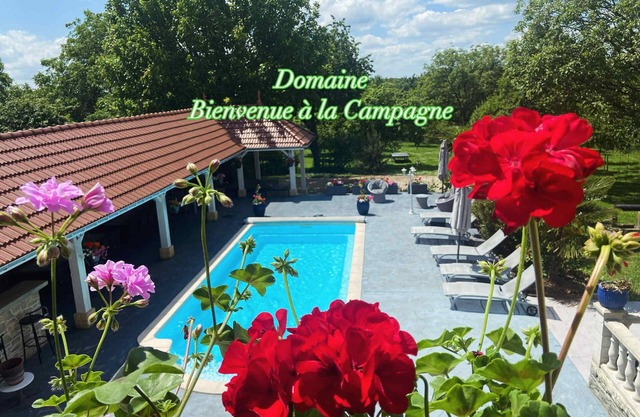 4★ group gite with pool, spa and sauna, ideal for families and groups of friends
