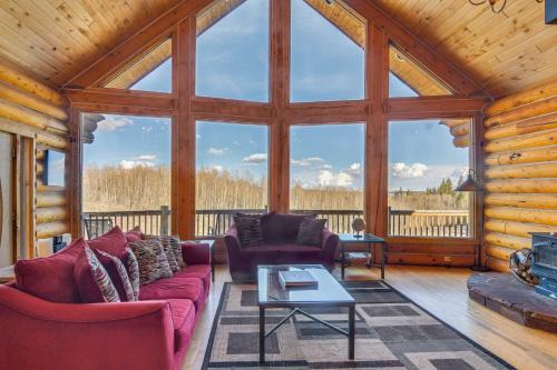 5 Acres of Scenic Beauty! Large Fairplay Log Home