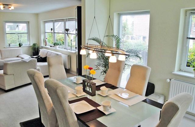 5-star luxury holiday home "Prinzenhaus" in a central location in Kappeln on the Schlei, is the ideal vacation home for vacations between the Schlei and the Baltic Sea and guarantees a great vacation