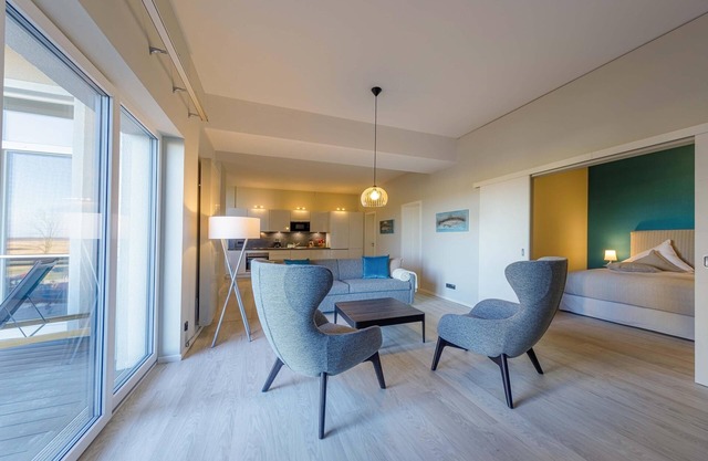 5-star Welleneck vacation apartment for 6 people with corner balcony and infrared cabin