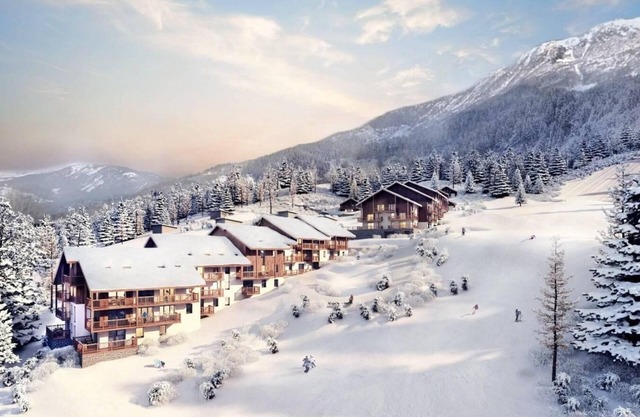 50m from ski slopes, 4th floor, balcony, tv, 55m², Valmorel