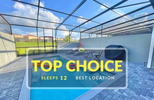 5bd 4.5bth Resort Villa w/Pool★20mins to Disney