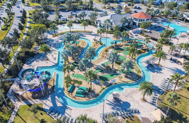 🏝️ 5BR/5BA Home w/Private Pool & Spa, Themed Kids’ Rooms & Resort Water Park | Storey Lake Near Disney