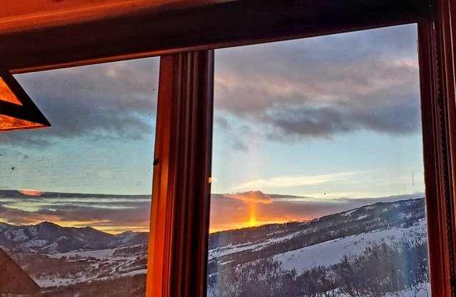 7,000 square foot custom Log Ski Lodge with unbelievable view of the slopes