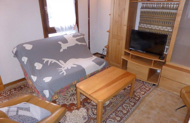 80m from ski slopes, 2nd floor, view mountain, balcony, ski locker, 51m², Les Contamines-Montjoie