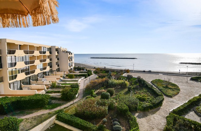 A balcony on the sea