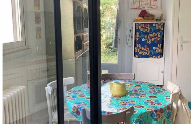 A colorful home with a vacation spirit