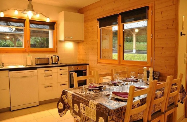 A delightful 2 bed ski in/out or biking ground floor apt. with own small garden