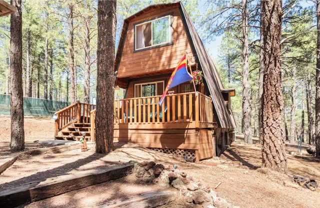 A-Frame cabin in the Kaibab Nat'l Forest