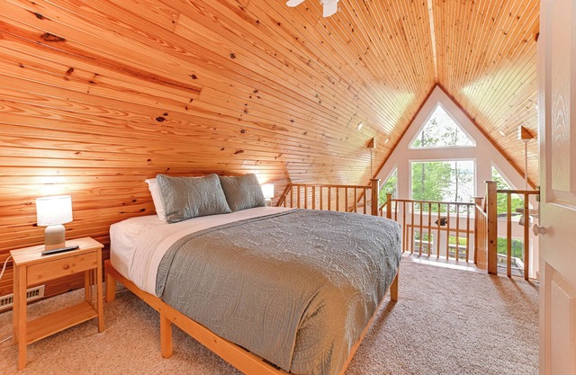 A-Frame Cadiz Cabin on Lake Barkley w/Boat Dock!