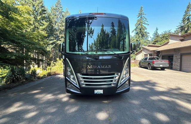 A high end motorhome away from home to stay in style
