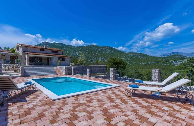 A lovely countryside villa with a pool and an organic garden
