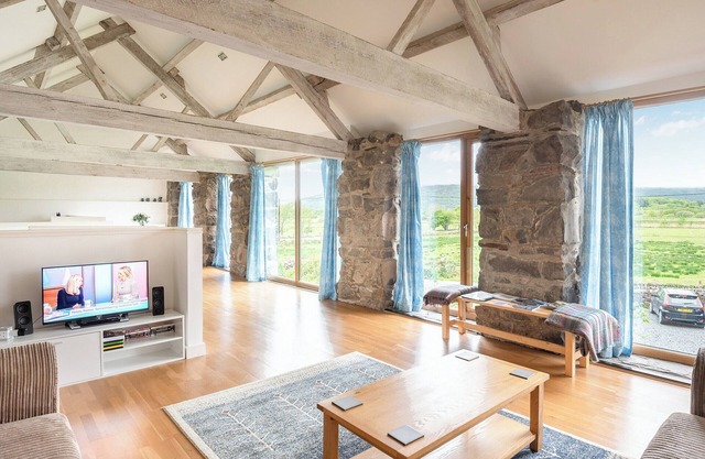 A modern cottage, set in a stone barn not far from Dolgellau and Llwyngwril.