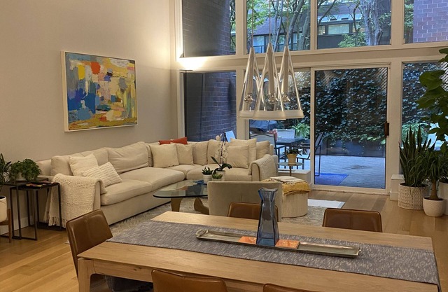 A restful, beautiful 3 bedroom upper east side townhome - with 3 outdoor spaces