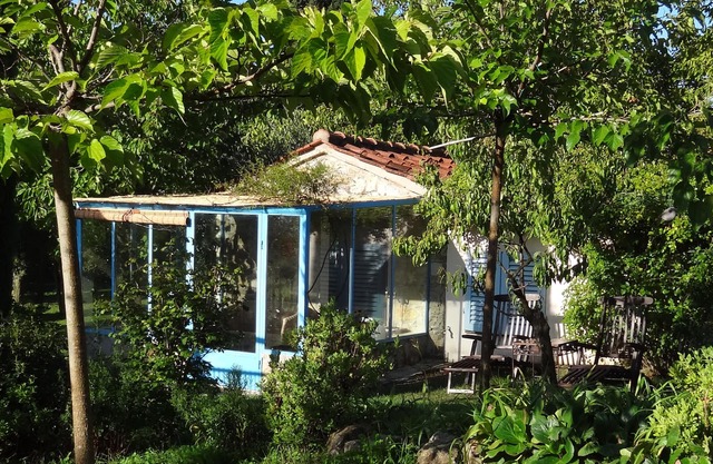 A small casita in a beautiful garden