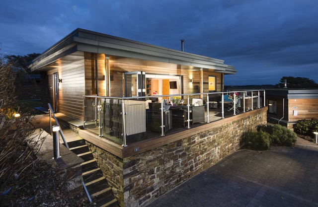 A stunning, environmentally friendly holiday haven at Mor Cliff, in an AONB.