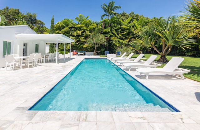 A tropical oasis