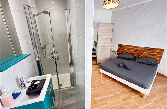 Air-conditioned 4-bedroom apartment - Close to the sea and transport links