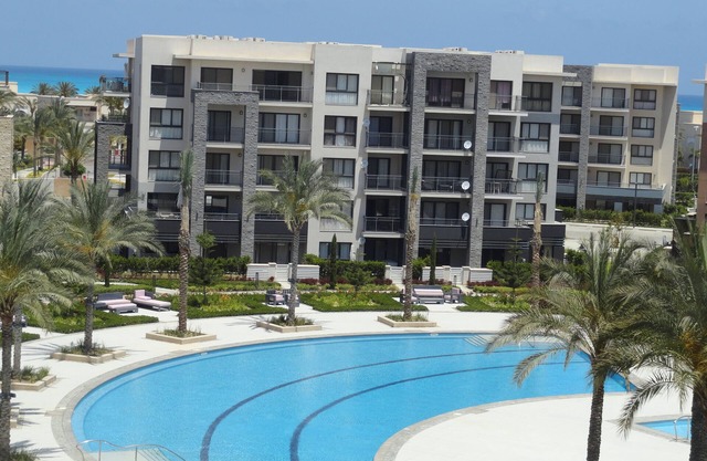 Amazing chalet for rent in Marassi , sea & pool view, close to the beach 2 mins.