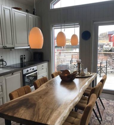 Amazing waterfront rorbu (free car-charging)