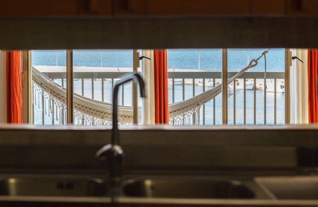 an attic completely on the sea