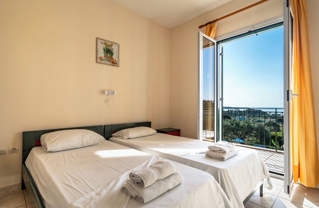 Anemona Apartment 2 with Sea View, Shared Pool & Wi-Fi
