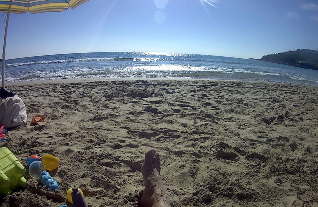 Apart 50 meters from the beach with terrace, 2 parking spaces and air conditioning