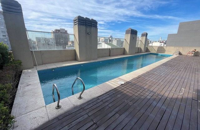 Apart San Telmo with pool and barbecue
