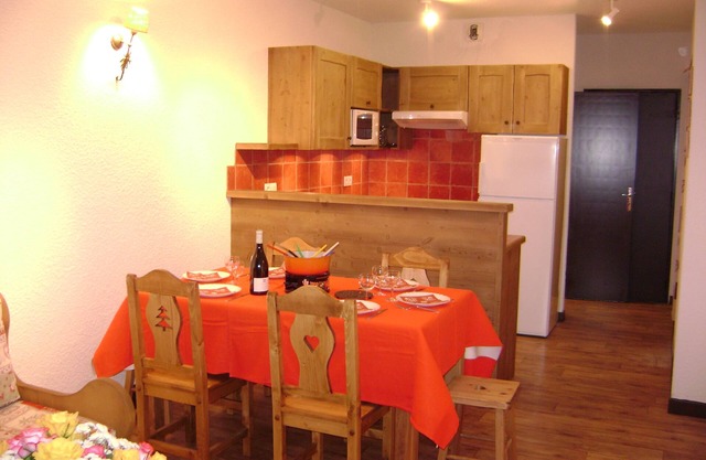 Apartment 44 M2 resort center, at the foot of the slopes, sleeps 5