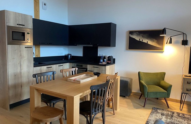 Apartment at the entrance to Les Saisies with views of Mont Blanc and the Beaufortain massif