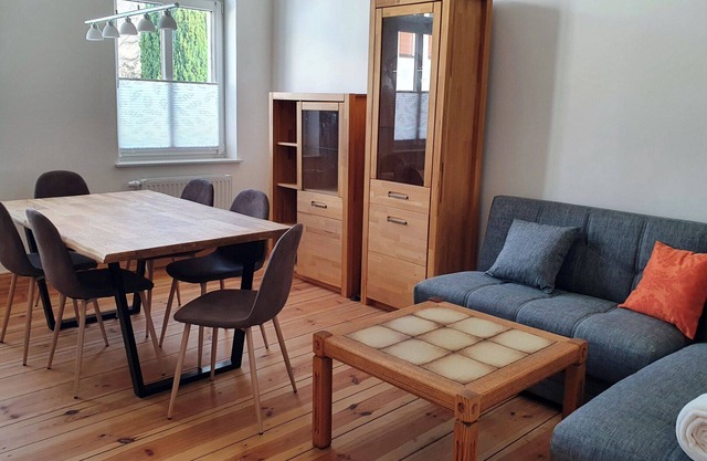 Apartment 'Ferienwohnung Eg Rechts - Lychen' with Lake View, Shared Terrace and Wi-Fi