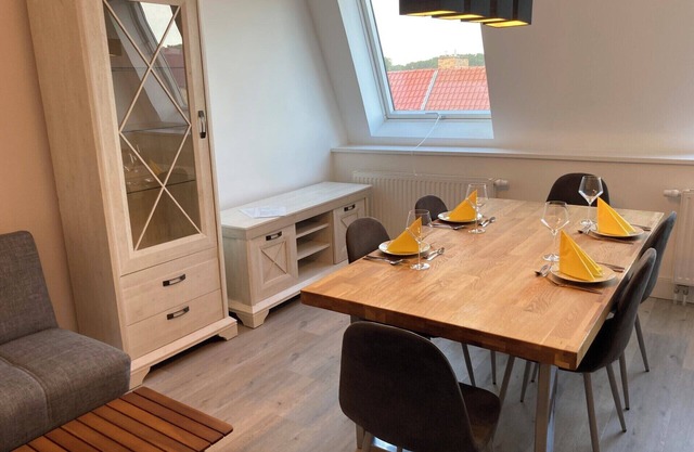 Apartment 'Ferienwohnung Dg Links - Lychen' with Lake View, Shared Terrace and Wi-Fi
