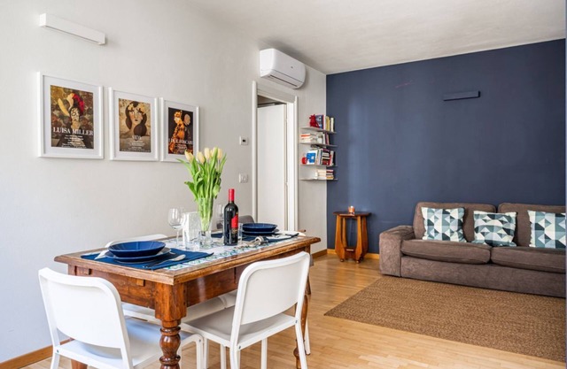 Apartment located on the second floor of a building with a lift.We are located in the historic center with a private garage for the exclusive use of guests.ATTENTION: We are located within the ZTL, to access it you must communicate the license plate numb